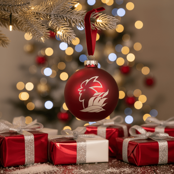 Personalisierte Weihnachtskugel mit Gravur